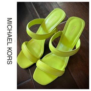 Michael Kors neon heels